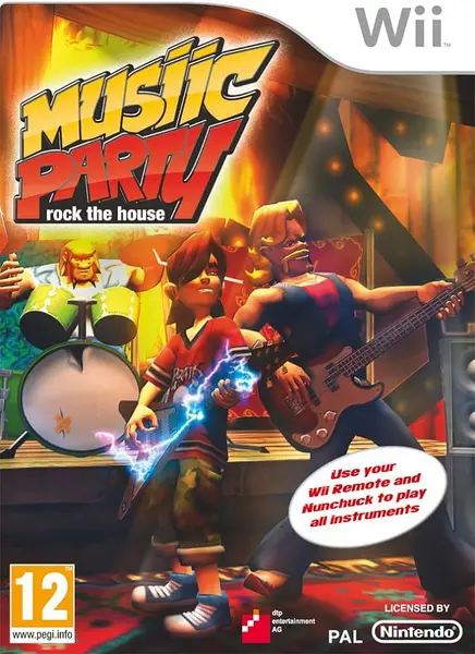 Image of Musiic Party Rock The House Nintendo Wii Game