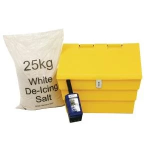 image of 50 Litre Grit Bin and 25kg Salt Kit 389115