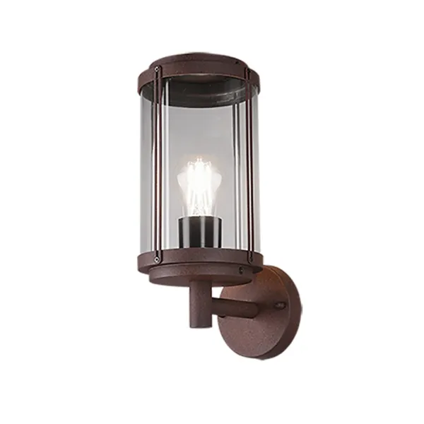 Image of Tanaro Vintage Outdoor Wall Lantern Rusty IP44