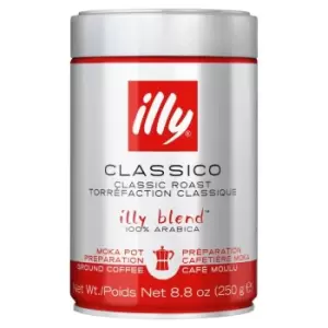 Image of Illy Ground Medium Roast Moka 250g