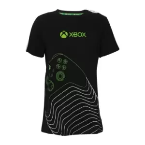 Image of Xbox Childrens/Kids Controller T-Shirt (10-11 Years) (Black)