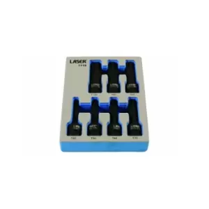 image of Laser - Star Impact Bit Set - 1/2in. Drive - 7pc - 7119