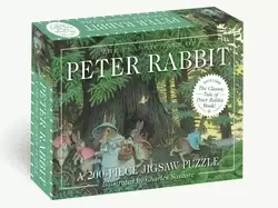 Image of classic tale of peter rabbit 200 piece jigsaw puzzle and book a 200 piece f