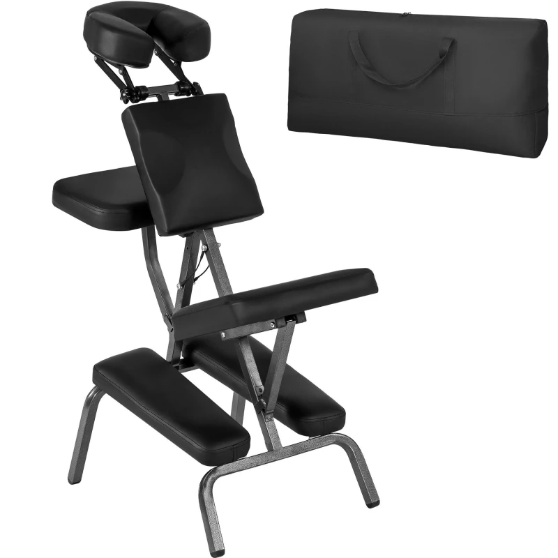 Image of tectake Massage Chair in Black Unisex