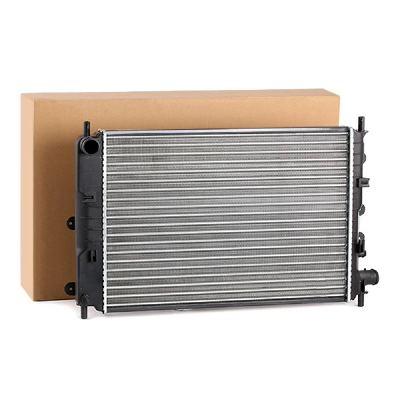 Image of RIDEX 470R0357 Engine radiator Manual Transmission, Plastic Aluminium, Plastic Radiator,engine cooling (470)