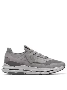 Image of Clarks NXE Lo Trainers, Grey, Size 9, Men