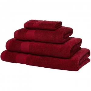 Image of Linea Linea Certified Egyptian Cotton Towel - Ruby