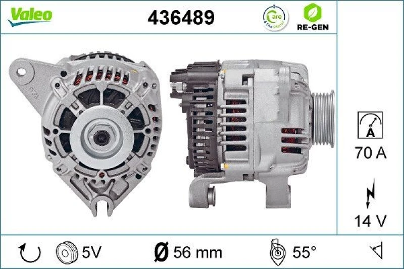 Image of Alternator VALEO 436489