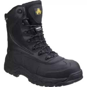 Image of Amblers Mens Safety AS440 Hybrid Metal Free Hi-Leg Waterproof Safety Boots Black Size 10
