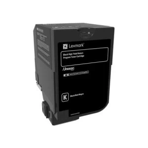 Image of Lexmark 84C2HK0 Black Laser Toner Ink Cartridge
