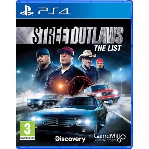 Image of Street Outlaws The List PS4 Game
