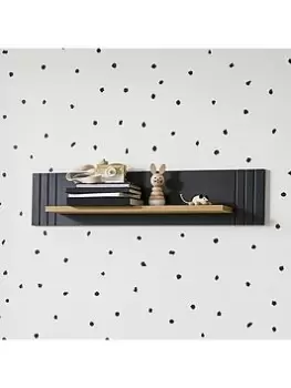 Image of Cuddleco Rafi Shelf - Oak And Black
