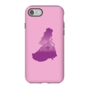 Image of Nintendo Super Mario Peach Silhouette Phone Case - iPhone 7 - Tough Case - Gloss