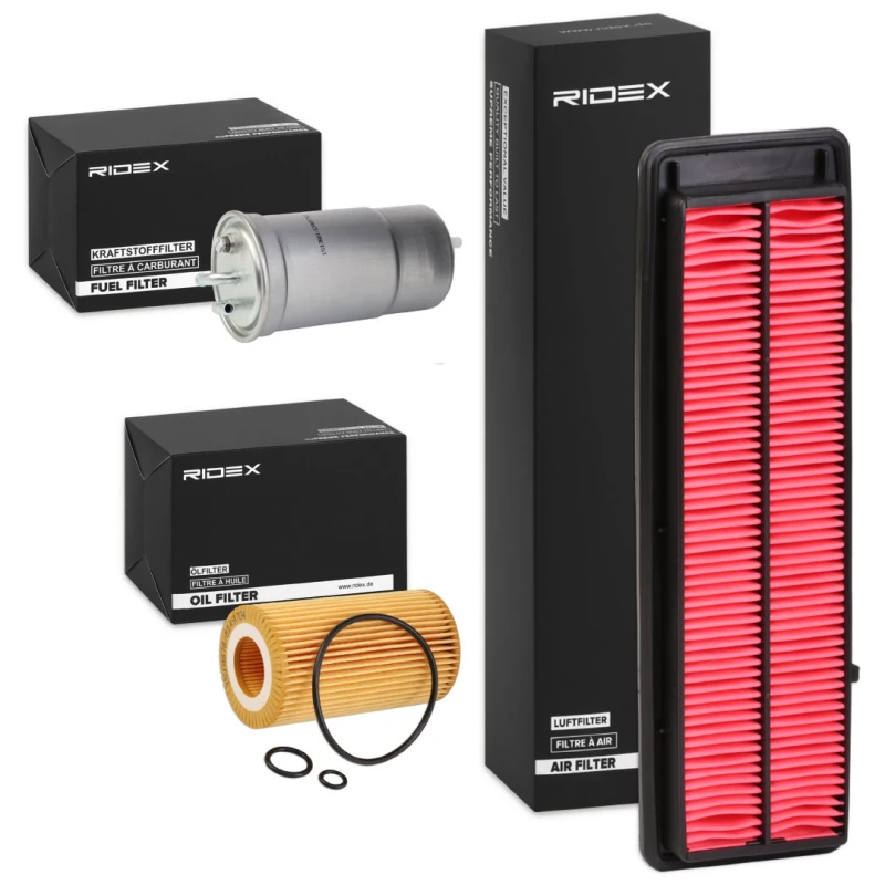 Image of RIDEX 4055F22869 Filter Set with air filter Filter Set (4055)