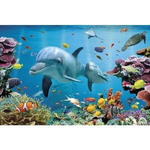 Image of Tropical Underwater Ocean Poster 61cm x 91.5cm
