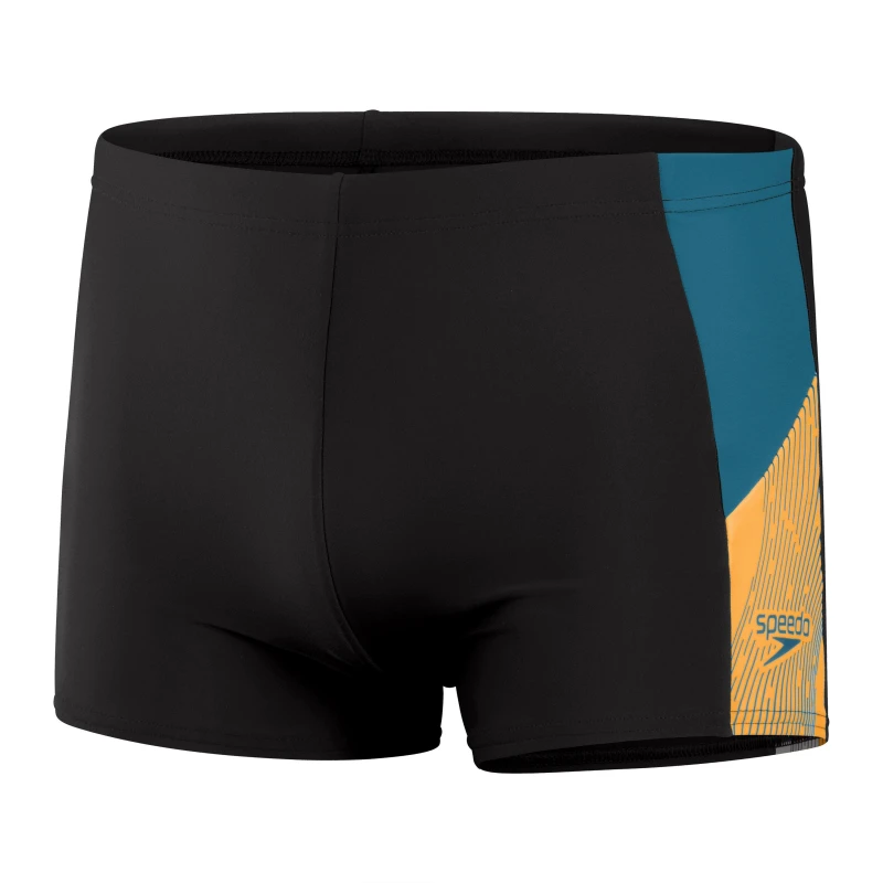 Image of Speedo Mens Dive Aquashort Black/Teal male Small