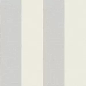 image of Belgravia Decor Giorgio Stripe Silver Wallpaper