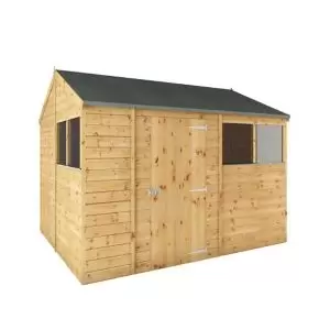 image of Mercia 10X8 Reverse Apex Dip Treated Tongue & Groove Shed With Floor