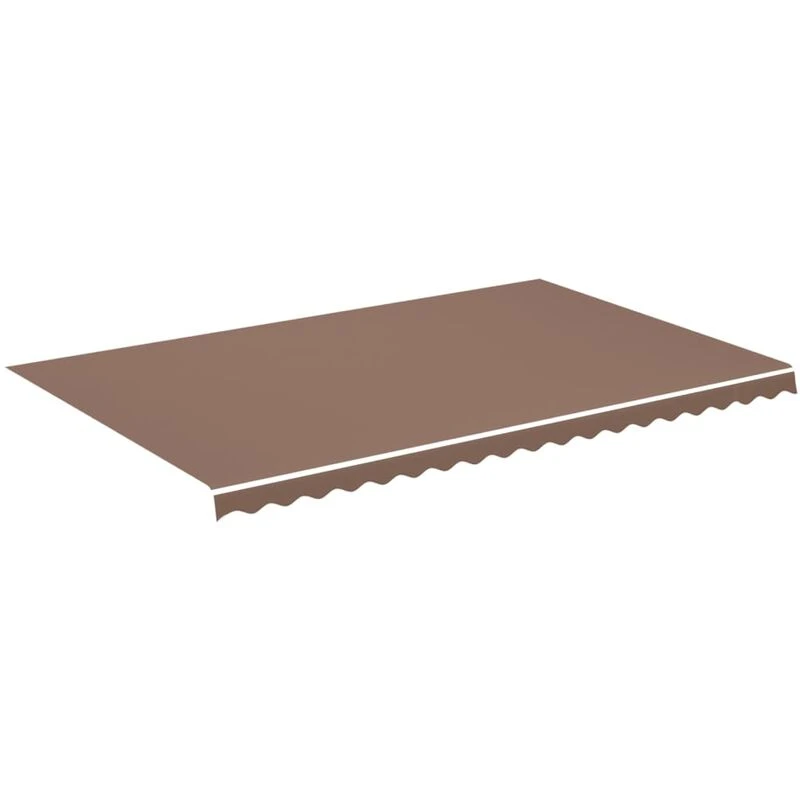 Image of VIDAXL Replacement Fabric for Awning Brown 5x3 m Vidaxl 8720286150726