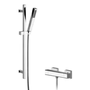 Image of Hudson Reed Square Bar Valve & Kit Chrome