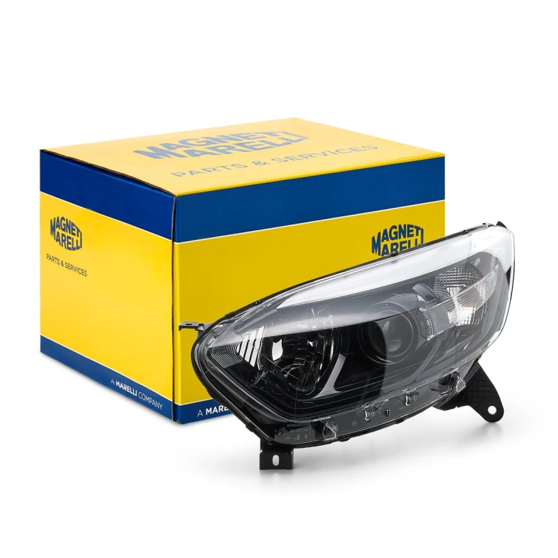 Image of MAGNETI MARELLI 711307024448 Headlights H1/H1, Left, without bulbs, Halogen Headlight (259)