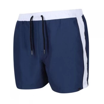 Image of Regatta Amias Swimming Shorts - DkDenim/Whit