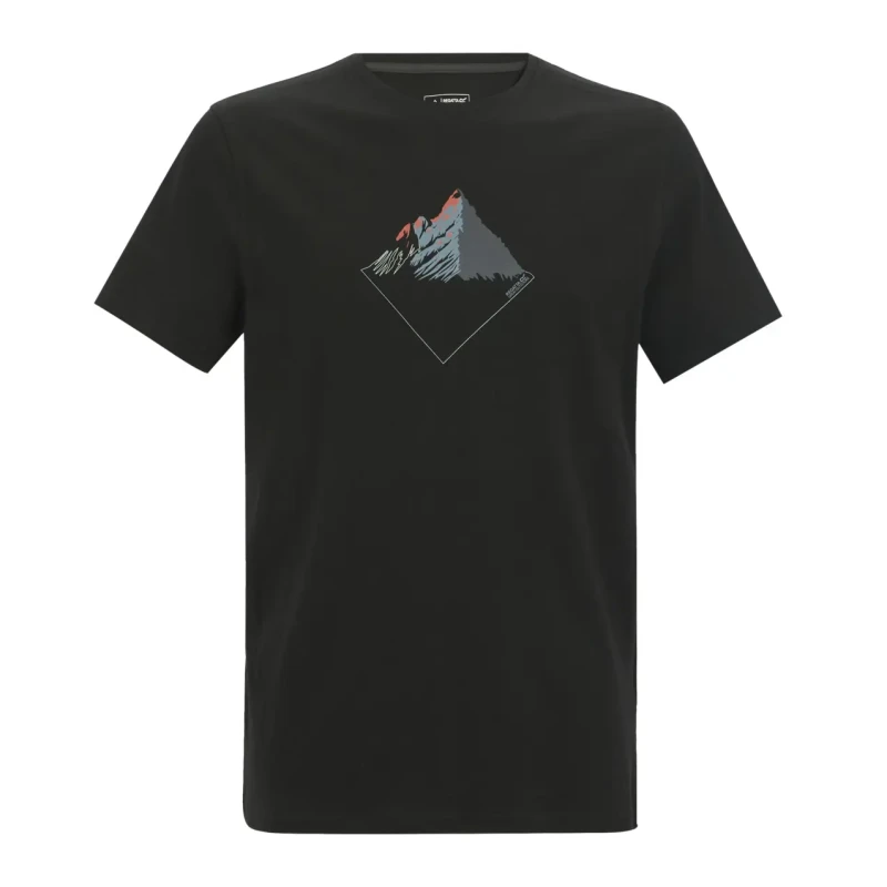 Image of T-Shirt Regatta Breezed Noir Male 3XL