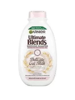 Image of Garnier Garnier Ultimate Blends Delicate Oat Milk Soothing Vegan Shampoo For A Sensitive Scalp And Fragile Hair Enriched With Oat Milk & Rice Cream 40