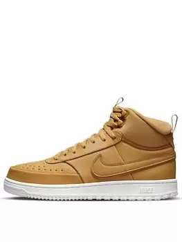 Image of Nike Court Vision Mid, Tan, Size 7, Men