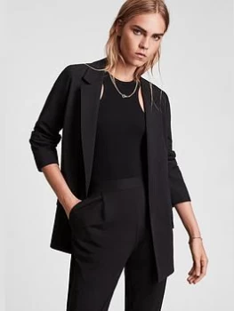 image of Allsaints Aleida Jersey Blazer - Black