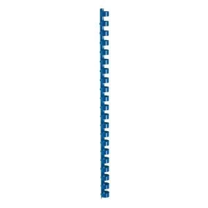 image of 5 Star Office Binding Combs Plastic 21 Ring 95 Sheets A4 12mm Blue Pack 100