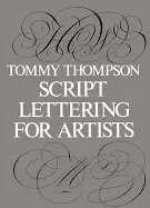 Image of script lettering for artists