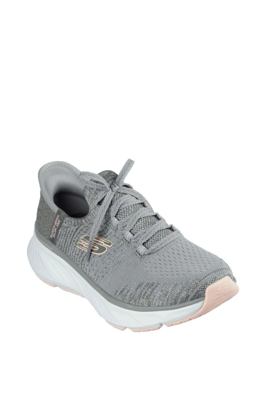 Image of Skechers Edgeride Impression Mesh Trainer - Grey, Size 4, Women Grey WFOL4 Female 4