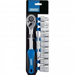 Image of Draper 12 Piece 1/2" Drive Socket Set Metric 1/2"