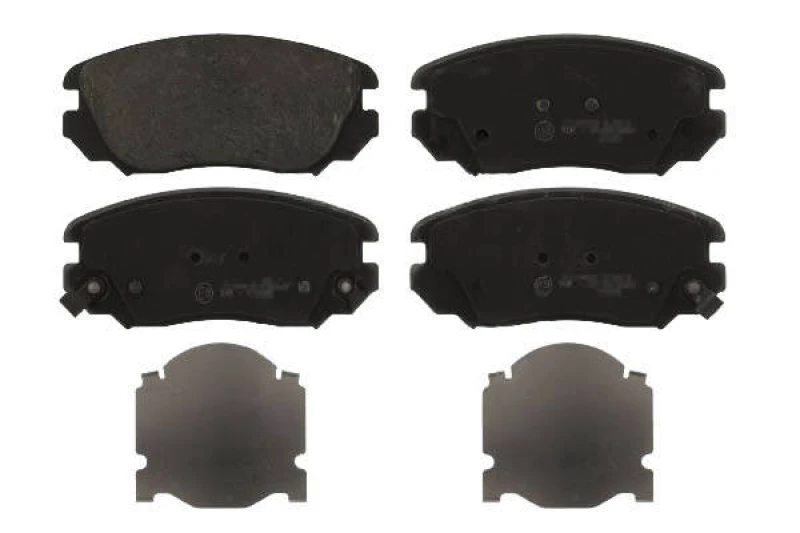Image of Blue PRINT ADW194201 Brake pad set Front Axle, with acoustic wear warning, with anti-squeak plate Brake Pad Set,disc brake (402)