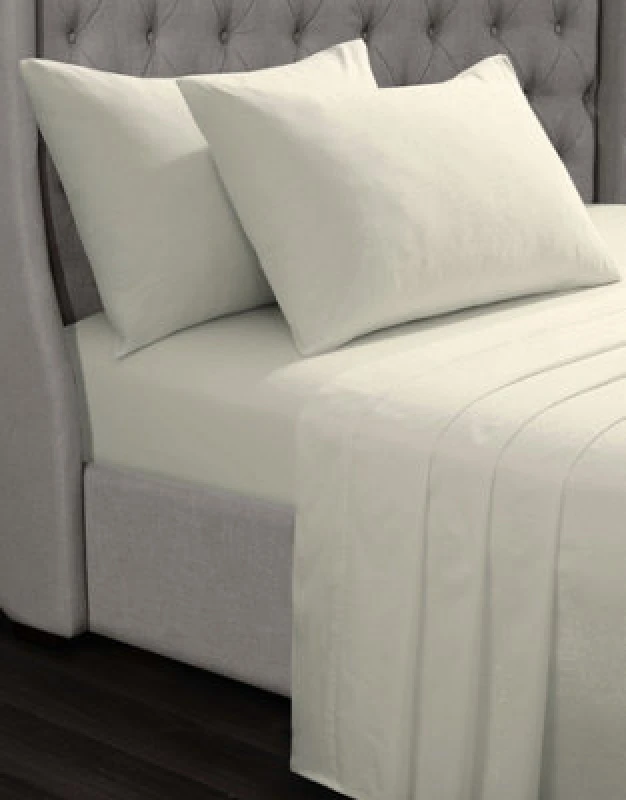 Image of Smart Living Super Luxury Cotton 35Cm Deep Fitted Sheet Soft And Hypoallergenic