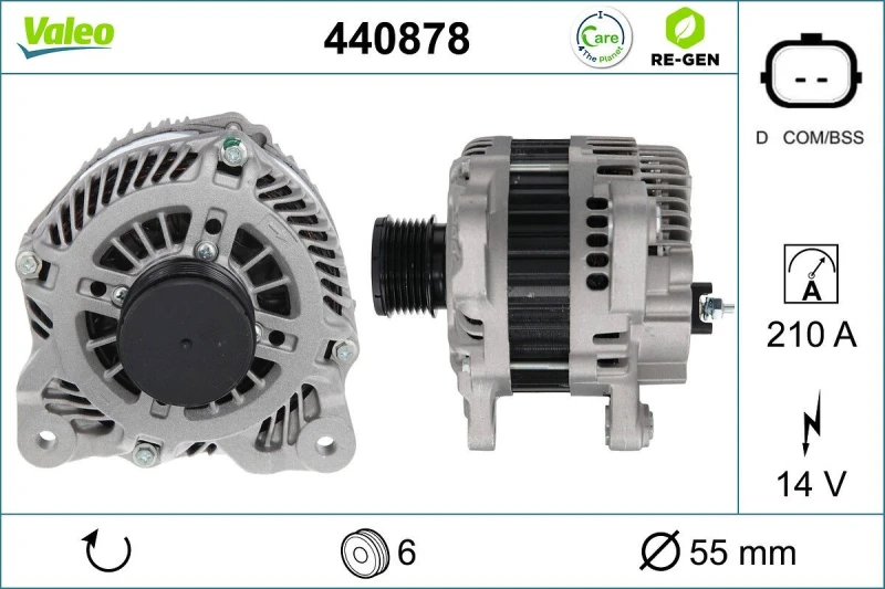 Image of Alternator VALEO 440878