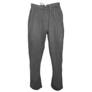 Image of Duke Mens Kingsize Rory Lightweight Fleece Jogging Bottoms (3XL) (Grey)