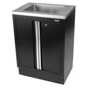 Image of Draper BUNKER® Modular Floor Cabinet with Sink, 2 Door, 680mm