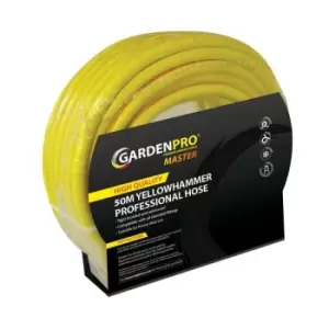 image of 50m GardenPro Professional Yellowhammer Kink Resistant Garden Hose Pipe