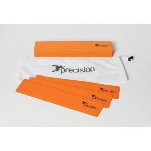 Image of Precision Rectangular Shaped Rubber Markers Orange (Set of 15)