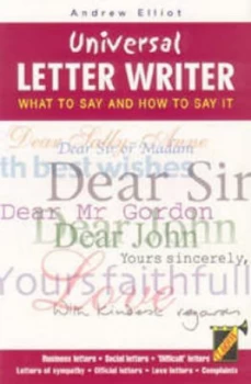 Image of Universal Letter Writer by Andrew Elliott Paperback