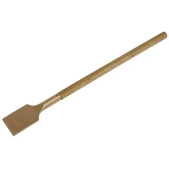 image of Sealey NS113 Scraper Long Handle 75 x 705mm - Non-Sparking