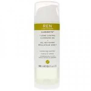 Image of REN Clean Skincare Face Clarimatte T-Zone Control Cleansing Gel 150ml / 5.1 fl.oz.