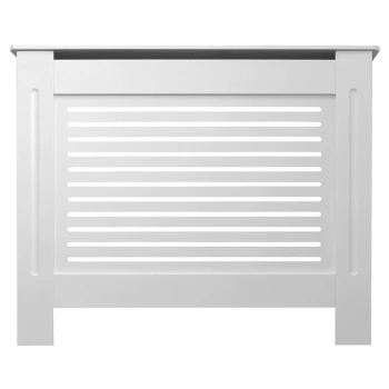 Image of Horizontal White Radiator Cover - Small