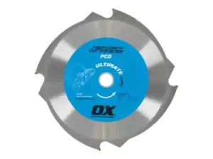 image of OX Tools OX-PCD-160/20 OX Fibre Cement Cutting Blade 160mm x 20 x 4T