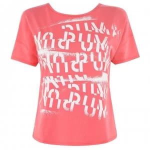 image of Puma LQD CELL Logo T Shirt Ladies - Pink