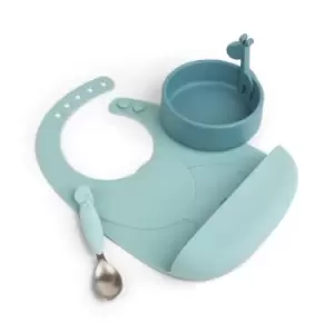 Image of Done By Deer Friends Peekaboo Silicone Dinner Set - Baby Gift Set