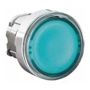 Image of ZB4BH033, PB Head Illuminated Flush Green P/Push LED