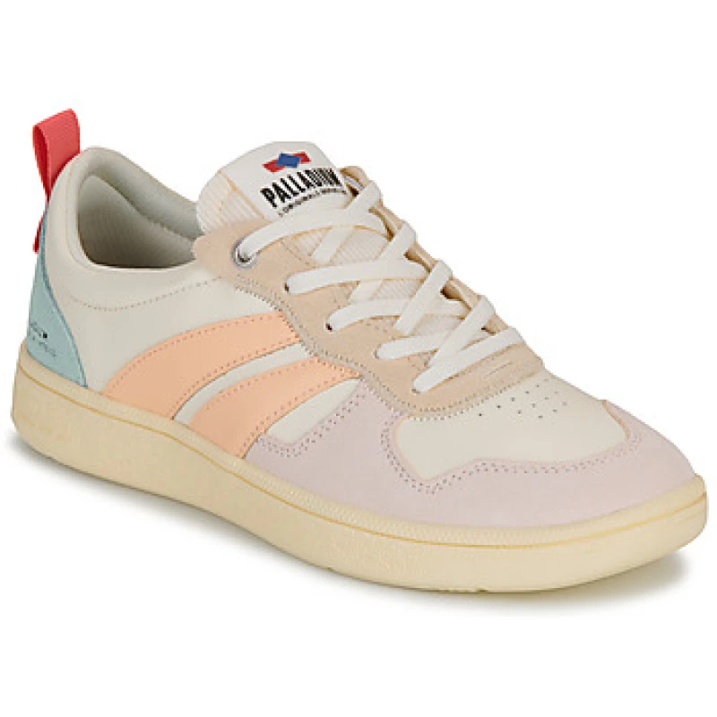 Image of Palladium Leather Trainers Palladium Pallacup Flame Blanc Unisex 37